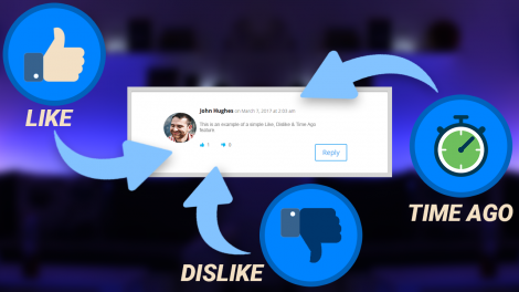 like dislike php code